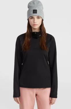 Femme O'Neill Polaires|Polaires & Sous-Couches-FemmesPolaire Hydrowick à col demi-zip| Noire