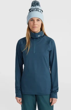 Femme O'Neill Polaires|Polaires & Sous-Couches-FemmesPolaire Hydrowick à col demi-zip| Bleu