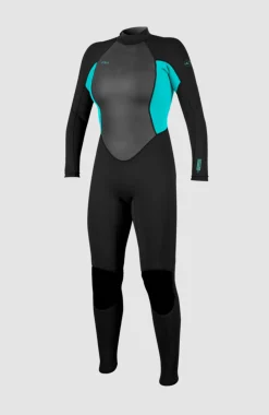 Femme O'Neill Combinaisons|Protection Anti-Uv-FemmesReactor-2 3/2 Back Zip Full Wetsuit| Noire