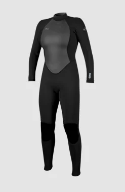 Femme O'Neill Combinaisons|Protection Anti-Uv-FemmesReactor-2 3/2 Back Zip Full Wetsuit| Noire