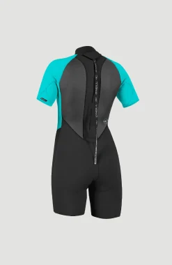 Femme O'Neill Combinaisons|Protection Anti-Uv-FemmesReactor-2 2mm Back Zip Shortsleeve Spring Wetsuit| Noire