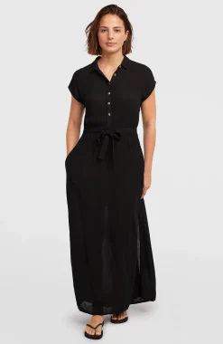 Femme O'Neill Robes, Combinaisons Et Jupes|Protection Anti-Uv-FemmesRobe chemise longue Lori| Noire