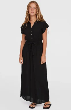 Femme O'Neill Robes, Combinaisons Et Jupes|Protection Anti-Uv-FemmesRobe chemise longue Lori| Noire
