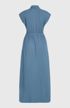 Femme O'Neill Robes, Combinaisons Et Jupes|Protection Anti-Uv-FemmesRobe chemise longue Lori| Bleu