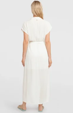 Femme O'Neill Robes, Combinaisons Et Jupes|Protection Anti-Uv-FemmesRobe chemise longue Lori| Blanc