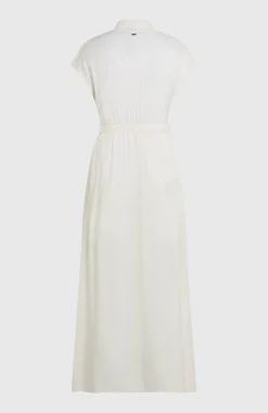 Femme O'Neill Robes, Combinaisons Et Jupes|Protection Anti-Uv-FemmesRobe chemise longue Lori| Blanc