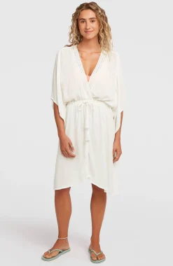 Femme O'Neill Robes, Combinaisons Et Jupes|Protection Anti-Uv-FemmesRobe Essentials Tokeena Cover Up| Blanc
