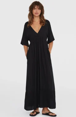 Femme O'Neill Robes, Combinaisons Et Jupes|Protection Anti-Uv-FemmesRobe longue Women of the Wave| Noire