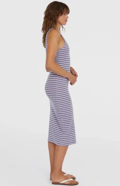 Femme O'Neill Robes, Combinaisons Et Jupes|Protection Anti-Uv-FemmesRobe midi côtelée Jess| Violet