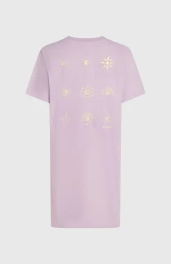 Femme O'Neill Robes, Combinaisons Et Jupes|Protection Anti-Uv-FemmesRobe T-shirt Women of the Wave| Violet