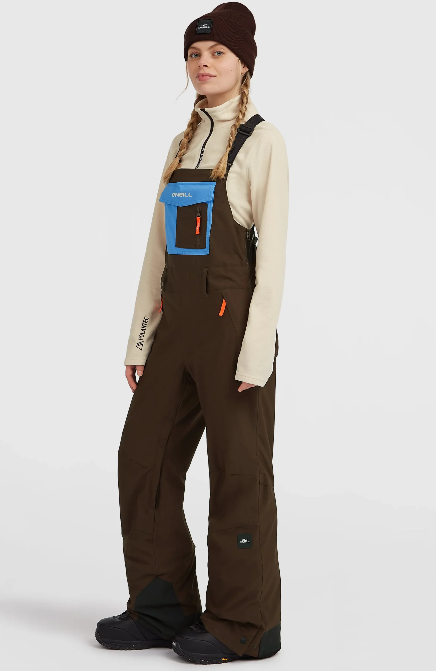 Femme O'Neill Pantalons De Ski|Pantalons De Snowboard-FemmesSalopette de ski FWC'Peak| Marron Mix