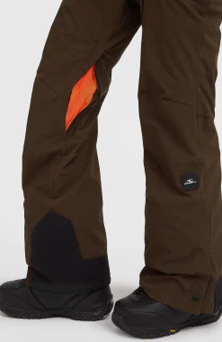 Femme O'Neill Pantalons De Ski|Pantalons De Snowboard-FemmesSalopette de ski FWC'Peak| Marron Mix