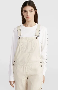 Femme O'Neill Pantalons & Shorts|Robes, Combinaisons Et Jupes-FemmesSalopette en sergé| Beige