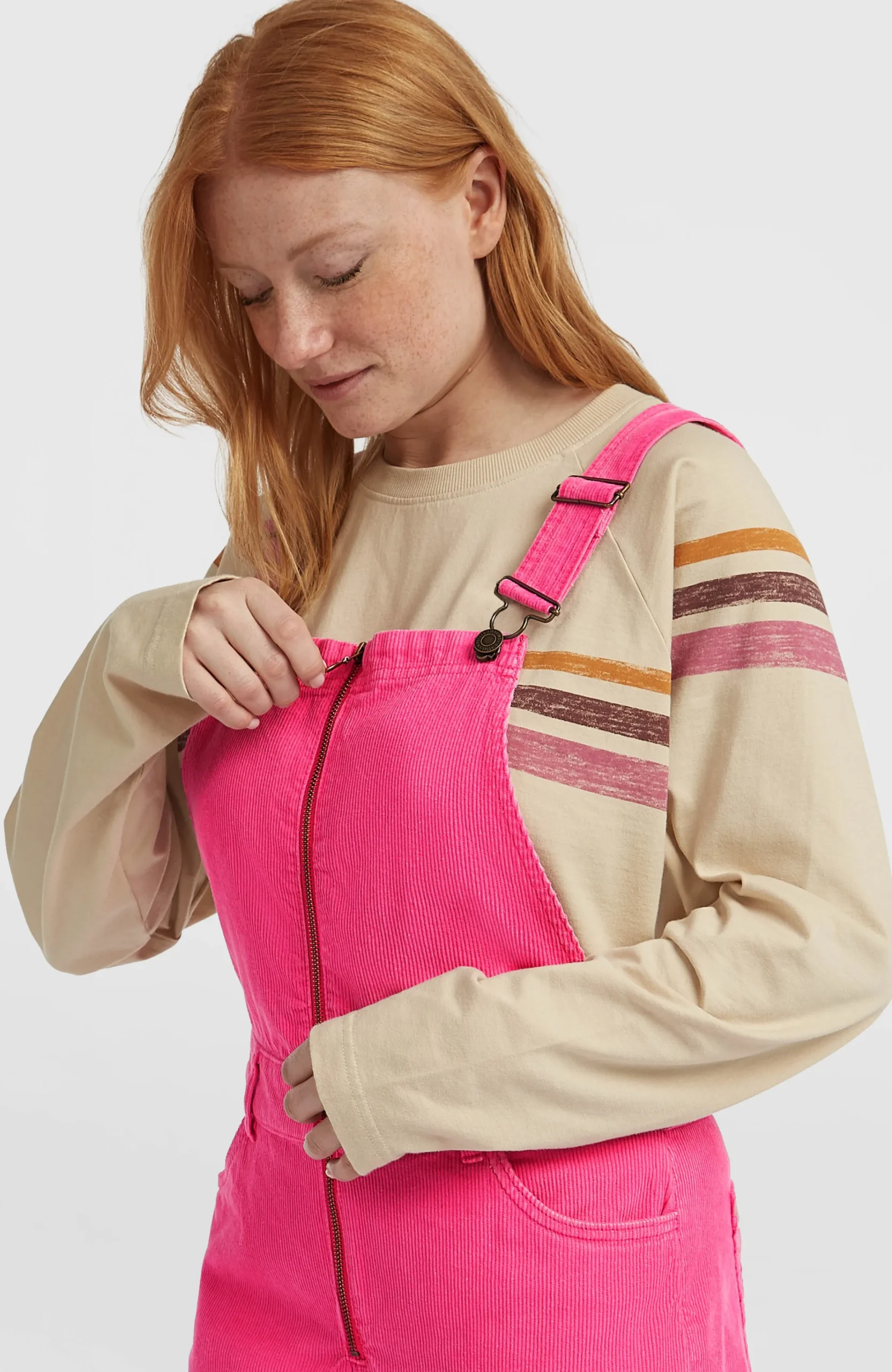 Femme O'Neill Robes, Combinaisons Et Jupes|Protection Anti-Uv-FemmesSalopette O'Riginals en velours côtelé| Rose