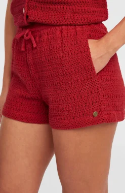 Femme O'Neill Pantalons & Shorts|Protection Anti-Uv-FemmesShort crochet O'Riginals| Rouge