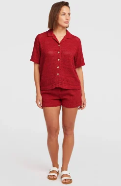 Femme O'Neill Pantalons & Shorts|Protection Anti-Uv-FemmesShort crochet O'Riginals| Rouge