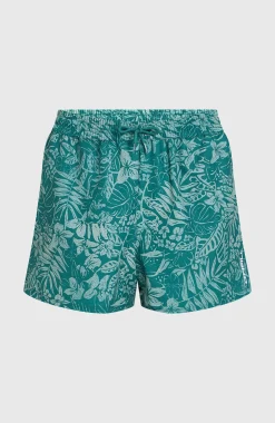 Femme O'Neill Bikinis|Protection Anti-Uv-FemmesShort de bain Essentials 12'' All-Over Print| Vert