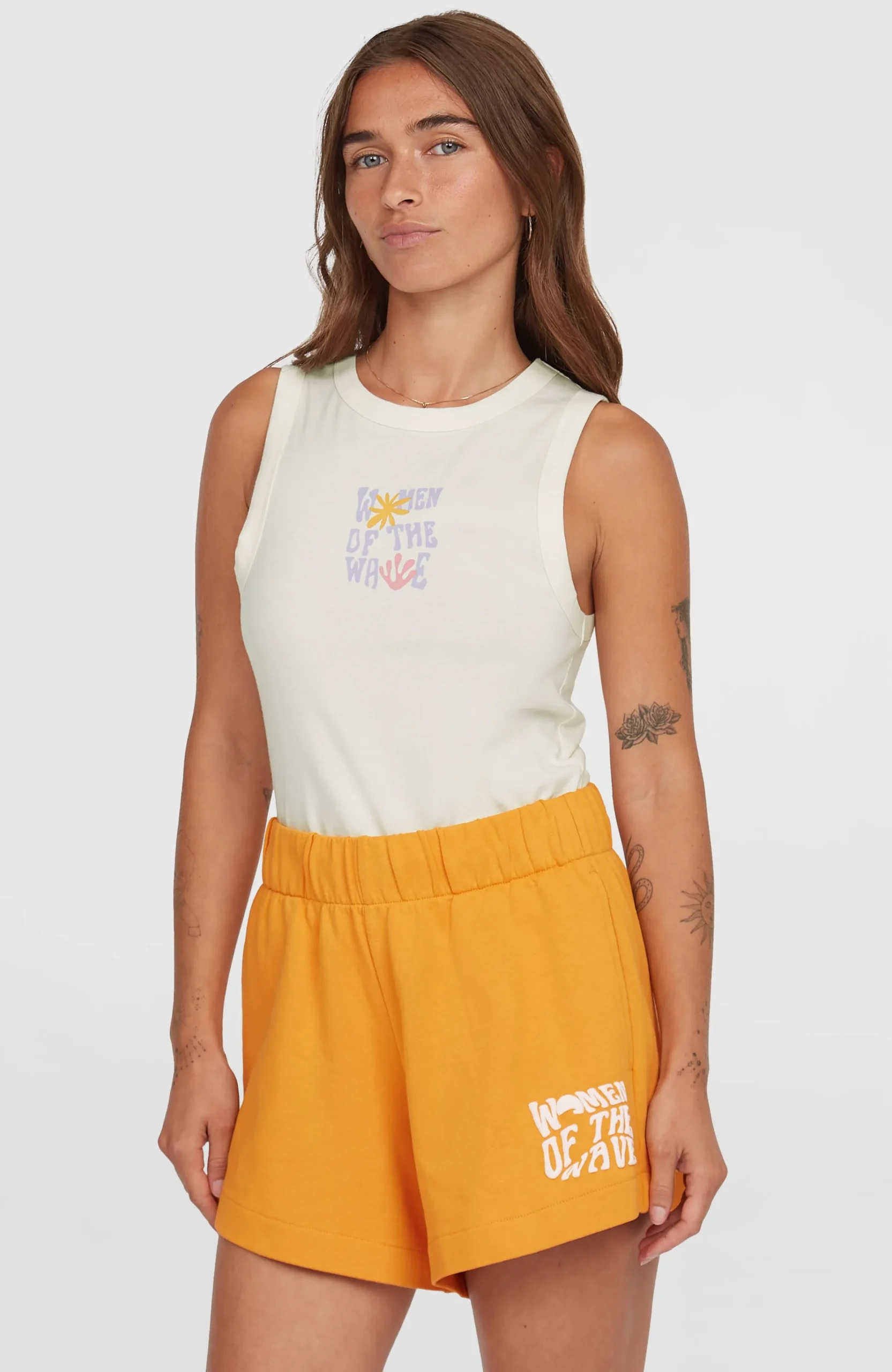 Femme O'Neill Pantalons & Shorts|Protection Anti-Uv-FemmesShort de survêtement Women of the Wave| Orange