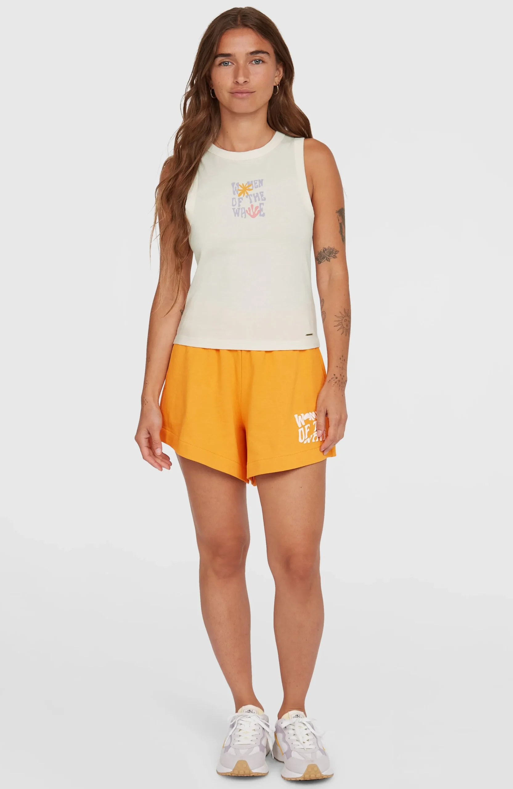 Femme O'Neill Pantalons & Shorts|Protection Anti-Uv-FemmesShort de survêtement Women of the Wave| Orange