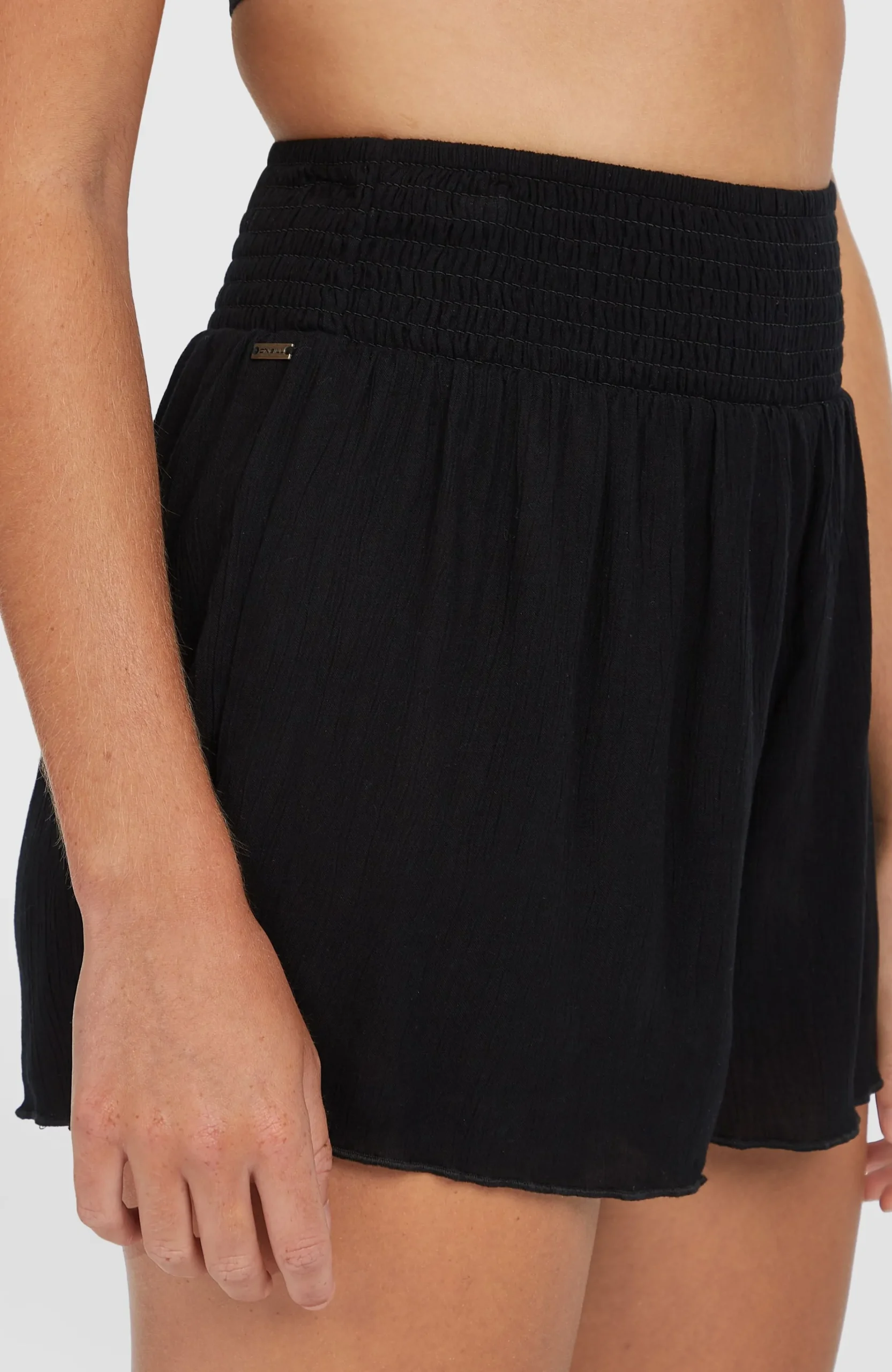 Femme O'Neill Pantalons & Shorts|Protection Anti-Uv-FemmesShort Johnny Smocked Waist| Noire