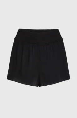 Femme O'Neill Pantalons & Shorts|Protection Anti-Uv-FemmesShort Johnny Smocked Waist| Noire