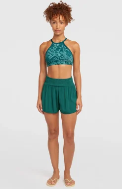 Femme O'Neill Pantalons & Shorts|Protection Anti-Uv-FemmesShort Johnny Smocked Waist| Vert