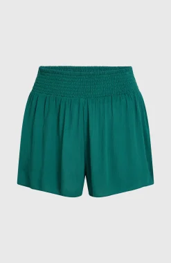 Femme O'Neill Pantalons & Shorts|Protection Anti-Uv-FemmesShort Johnny Smocked Waist| Vert