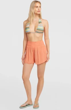 Femme O'Neill Pantalons & Shorts|Protection Anti-Uv-FemmesShort Johnny Smocked Waist| Orange