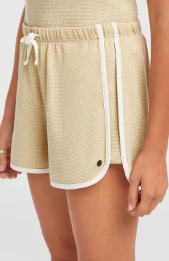 Femme O'Neill Pantalons & Shorts|Protection Anti-Uv-FemmesShort O'Riginals Waffle| Beige