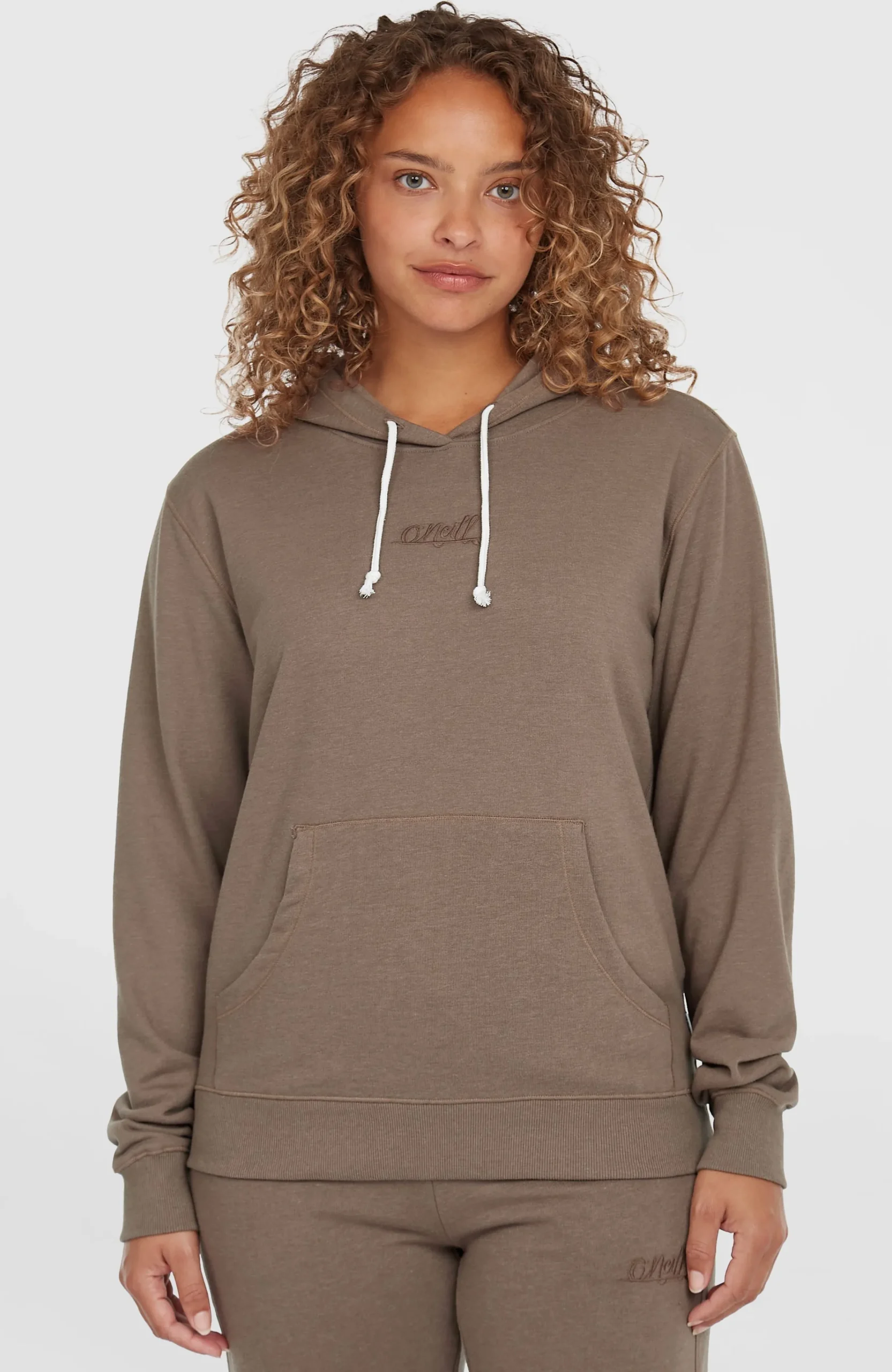 Femme O'Neill Sweats & Pulls|Protection Anti-Uv-FemmesSweat à capuche Essentials Script| Brun