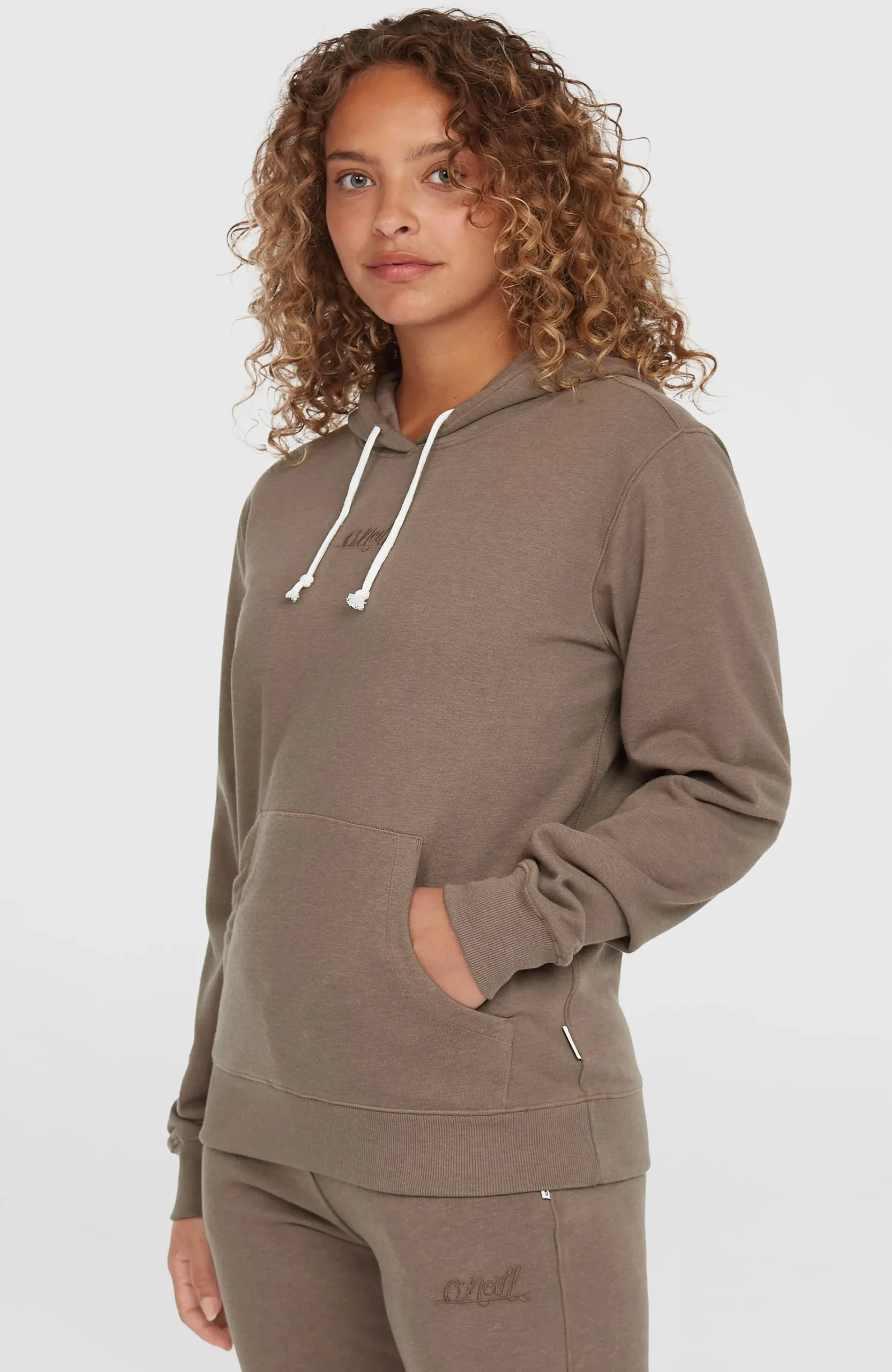 Femme O'Neill Sweats & Pulls|Protection Anti-Uv-FemmesSweat à capuche Essentials Script| Brun