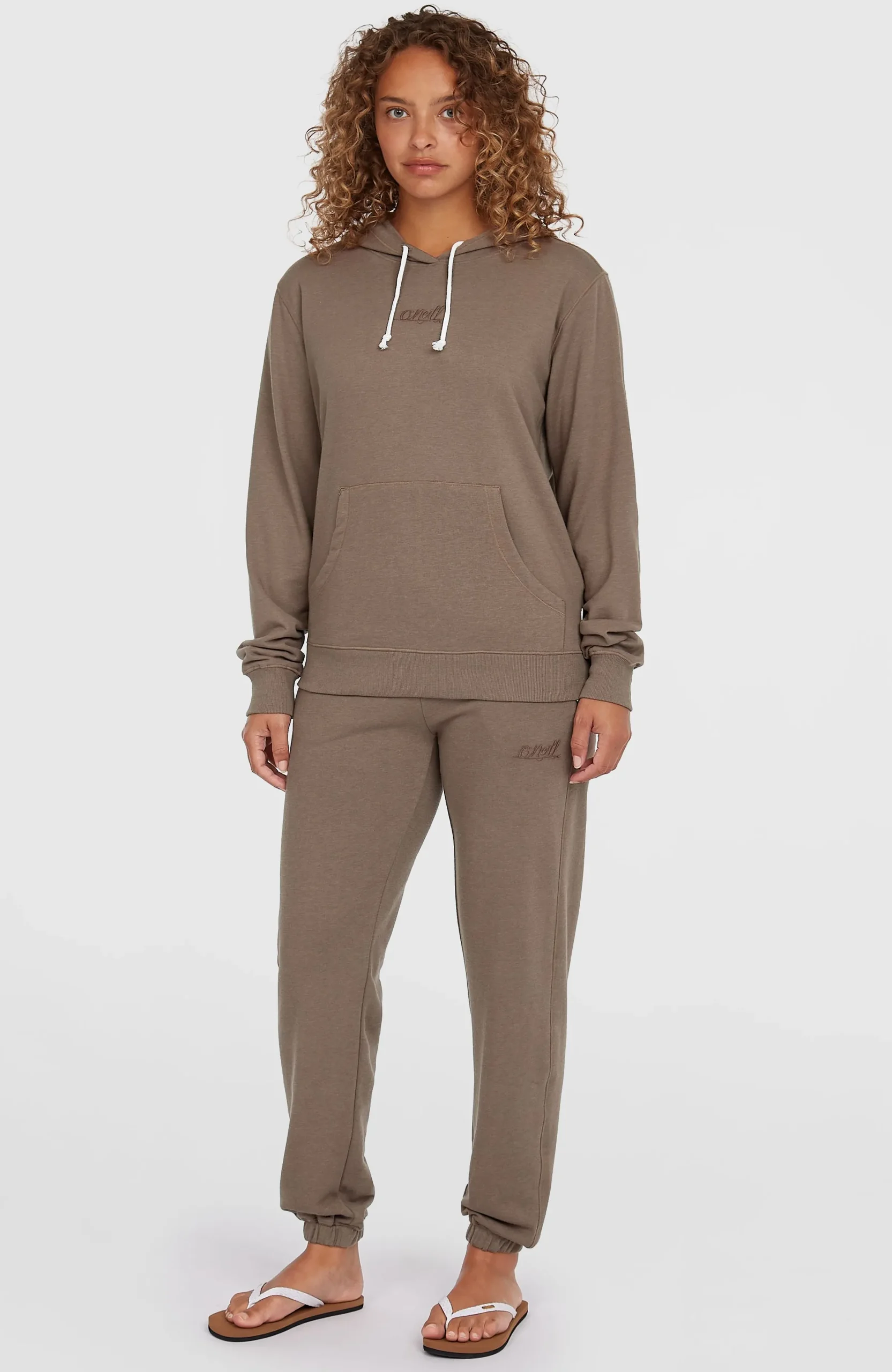 Femme O'Neill Sweats & Pulls|Protection Anti-Uv-FemmesSweat à capuche Essentials Script| Brun