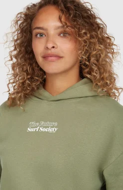 Femme O'Neill Sweats & Pulls|Protection Anti-Uv-FemmesSweat à capuche Future Surf Society| Vert