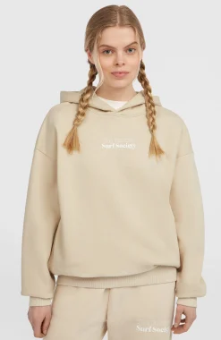 Femme O'Neill Sweats & Pulls|Protection Anti-Uv-FemmesSweat à capuche Future Surf Society| Beige