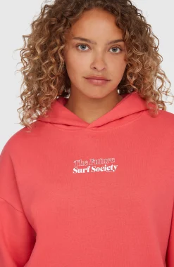Femme O'Neill Sweats & Pulls|Protection Anti-Uv-FemmesSweat à capuche Future Surf Society| Rose