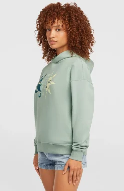 Femme O'Neill Sweats & Pulls|Protection Anti-Uv-FemmesSweat à capuche Summer Must-Have| Vert