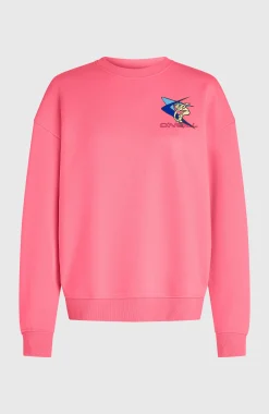 Femme O'Neill Sweats & Pulls|Protection Anti-Uv-FemmesSweatshirt à col rond FWC'Play| Rose