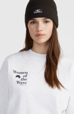 Femme O'Neill Sweats & Pulls|Protection Anti-Uv-FemmesSweatshirt à col rond Women of the Wave| Blanc