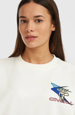 Femme O'Neill Sweats & Pulls|Protection Anti-Uv-FemmesSweatshirt à col rond FWC'Play| Blanc