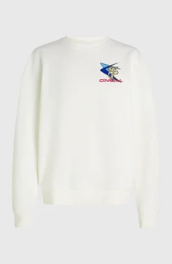 Femme O'Neill Sweats & Pulls|Protection Anti-Uv-FemmesSweatshirt à col rond FWC'Play| Blanc