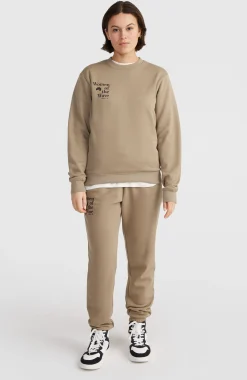 Femme O'Neill Sweats & Pulls|Protection Anti-Uv-FemmesSweatshirt à col rond Women of the Wave| Brun
