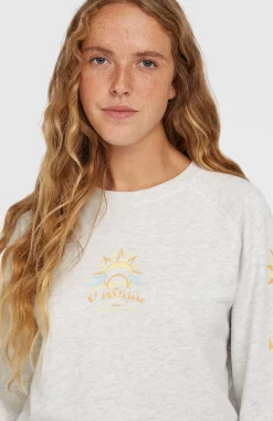Femme O'Neill Sweats & Pulls|Protection Anti-Uv-FemmesSweatshirt Beach Vintage Crew| Blanc