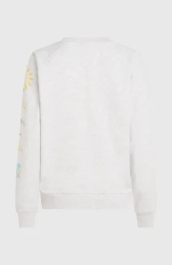 Femme O'Neill Sweats & Pulls|Protection Anti-Uv-FemmesSweatshirt Beach Vintage Crew| Blanc