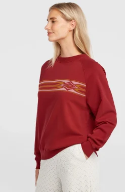 Femme O'Neill Sweats & Pulls|Protection Anti-Uv-FemmesSweatshirt O'Riginals Crewneck| Rouge