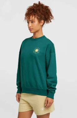 Femme O'Neill Sweats & Pulls|Protection Anti-Uv-FemmesSweatshirt Summer Must-Have Crewneck| Vert
