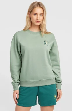 Femme O'Neill Sweats & Pulls|Protection Anti-Uv-FemmesSweatshirt Summer Must-Have Crewneck| Vert