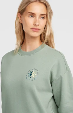 Femme O'Neill Sweats & Pulls|Protection Anti-Uv-FemmesSweatshirt Summer Must-Have Crewneck| Vert