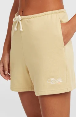 Femme O'Neill Pantalons & Shorts|Protection Anti-Uv-FemmesSweatshort Essentials Script| Beige