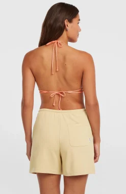 Femme O'Neill Pantalons & Shorts|Protection Anti-Uv-FemmesSweatshort Essentials Script| Beige