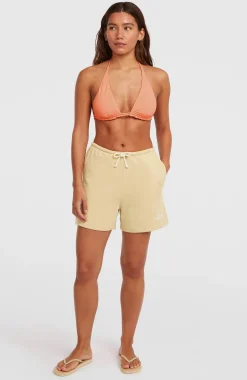 Femme O'Neill Pantalons & Shorts|Protection Anti-Uv-FemmesSweatshort Essentials Script| Beige